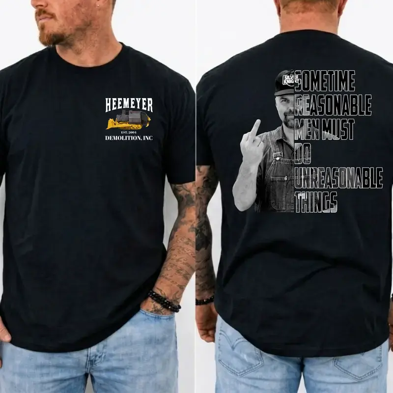 Heemeyer Demolition Inc Shirt, Vintage Graphic Marvin Heemeyer T-Shirt, Heavy Equipment Unisex Cotton Tee, Gift For Him, MADE IN USA