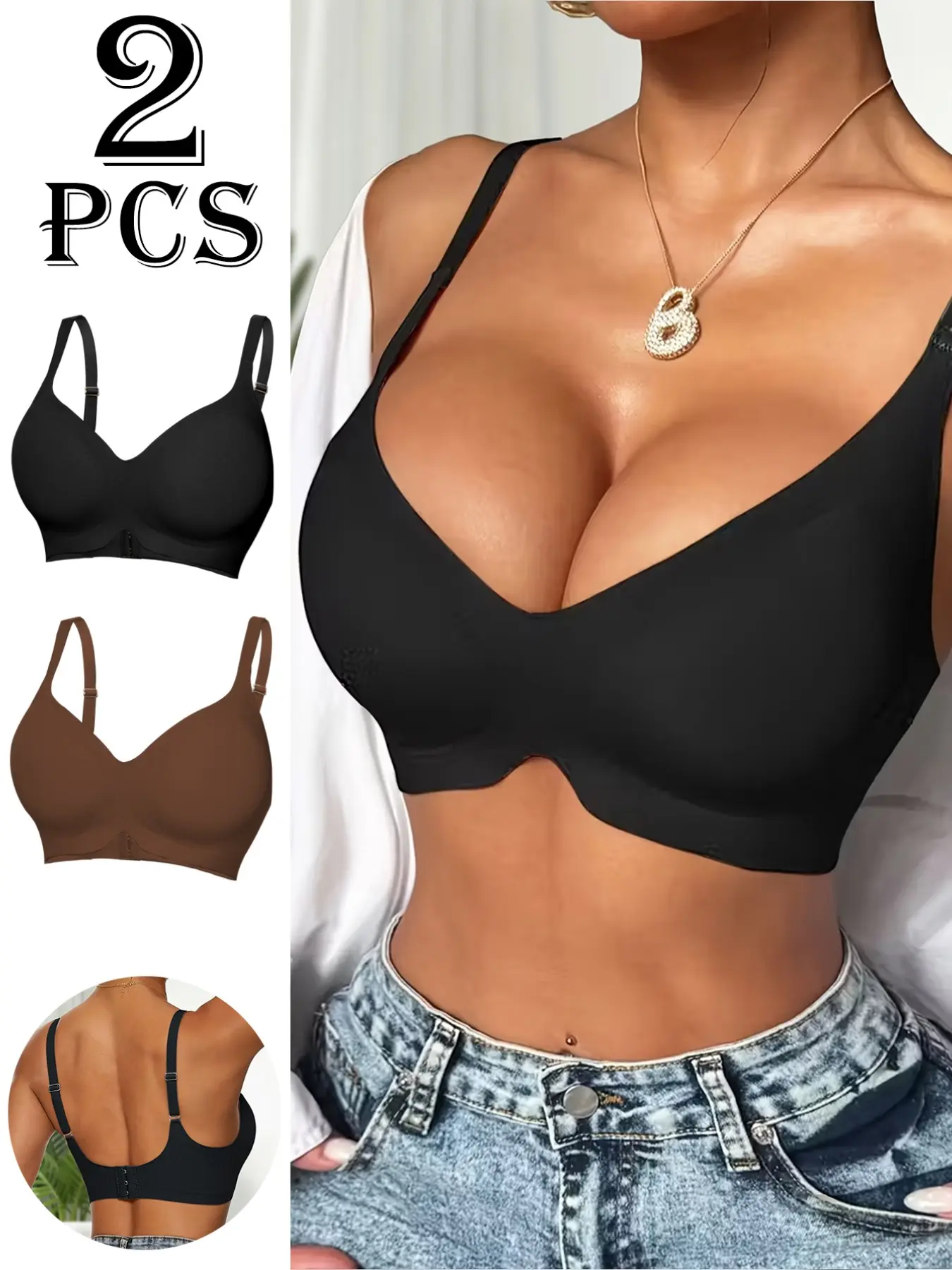 Women's Seamless Bra Without Steel Cup, Breathable Shockproof Design, Removable Pads, Suitable for Pilates Running Casual Activities, Workout Bras, Wireless Sports Bras, Exercise Bra, Workout Bralette