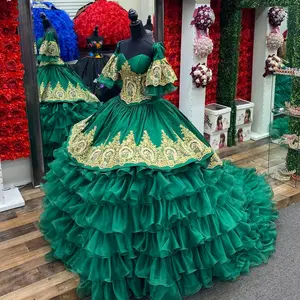 Green Charro Dress