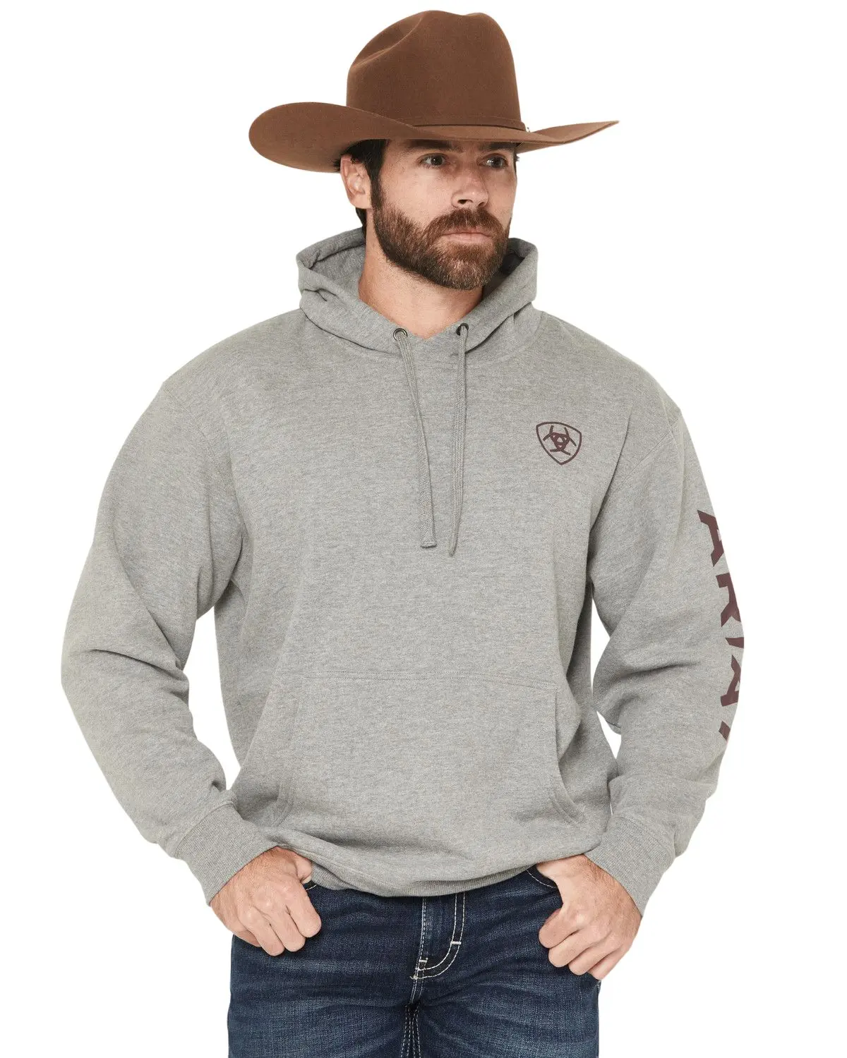 Ariat Men's Men'S Logo Graphic Hooded Sweatshirt - 10040817 Ariat Men's Men'S Logo Graphic Hooded Sweatshirt - 10040817