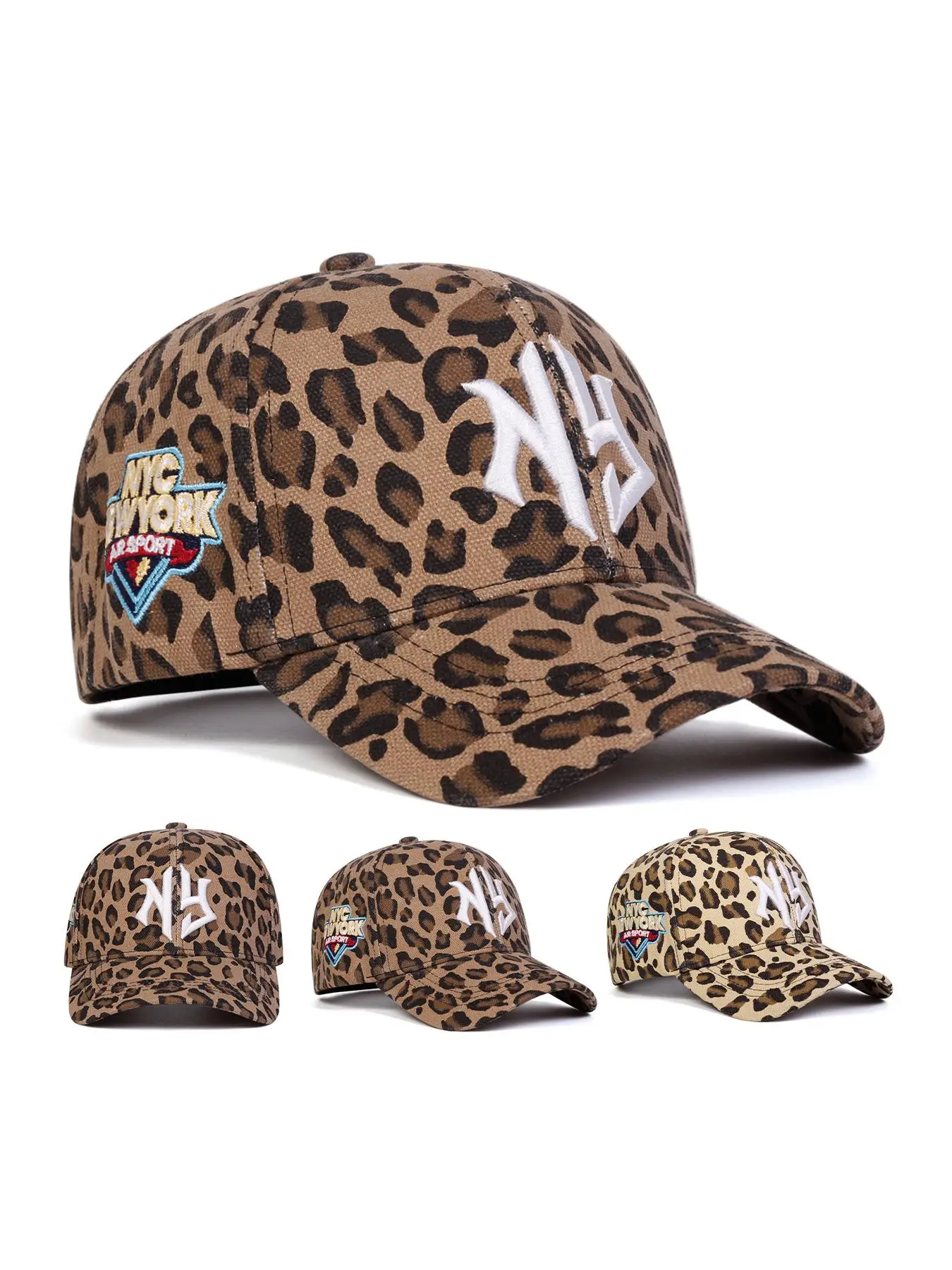 Women's Leopard Print 9forty Hat, Fashionable Adjustable Design, Comfortable for Sports & Casual, Ideal Gift for Fans