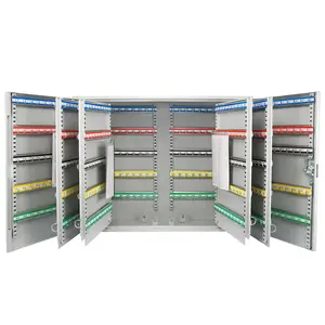 212 MAIN 600-Position Adjustable Key Box with Indexing Chart, Numbered Hooks, Pre-Drilled Holes for Key Storage