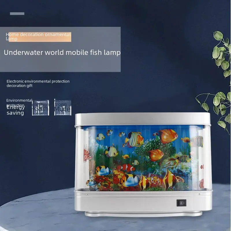 LED Aquarium Light with Decorative Ocean Scene, Ocean Lamp, Night Light for Fish Tanks (Pet Supplies, Fish & Aquatic Lighting), Aquarium Night Light, Ocean Aquarium Lamp
