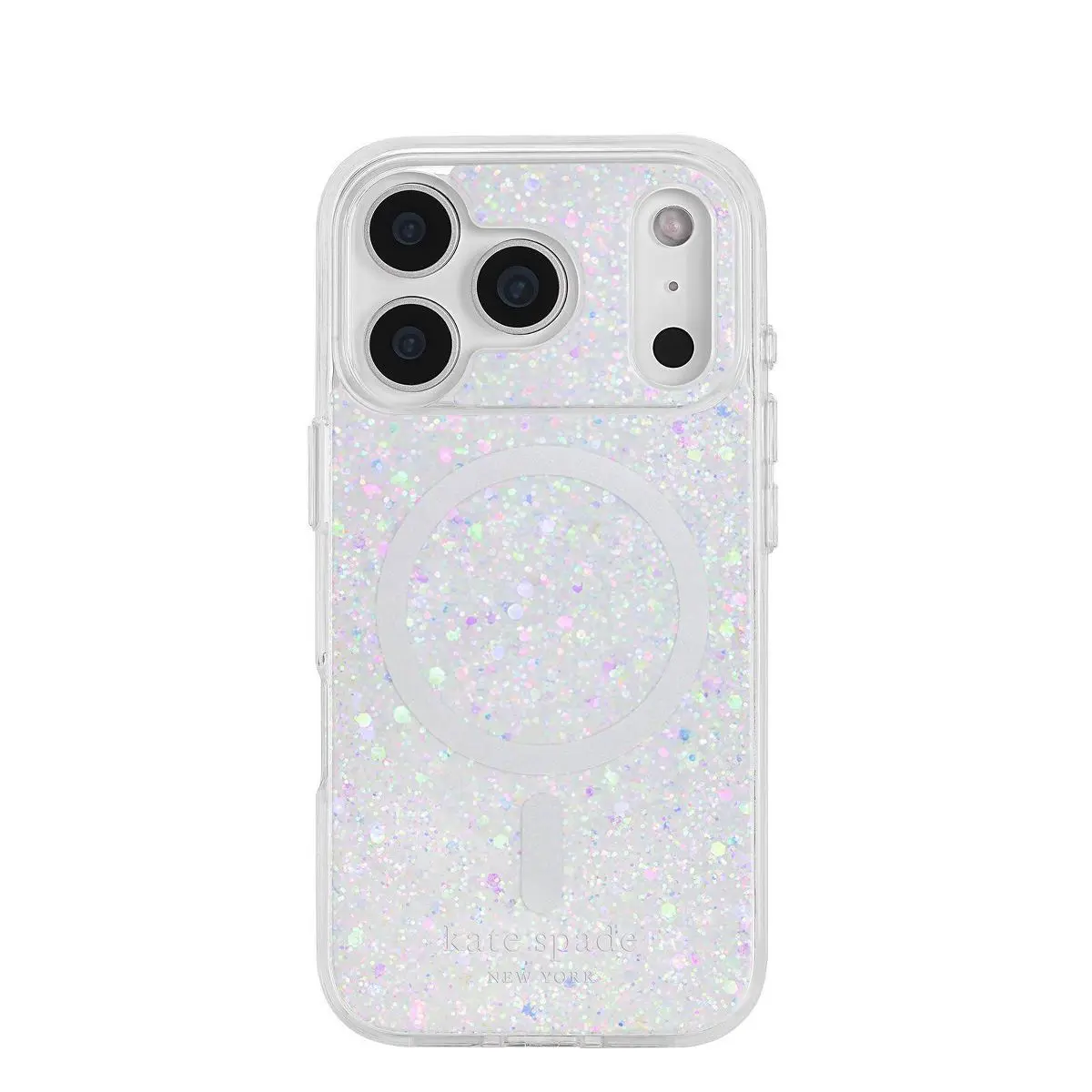 Kate Spade MagSafe Smartphone Case for iPhone 17 Pro - Glass+ Defense, Handheld Cellphone Case with Stand, Wireless Protection for Mobile Devices
