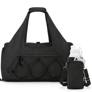 Women's Large Capacity Handbag with Yoga Mat Holder, Travel Fitness Bag with Water Bottle Compartment, Ideal for Gym and Daily Use, Sport Yoga Bag, Workout Sport Bags, Multifunctional Sports Bag