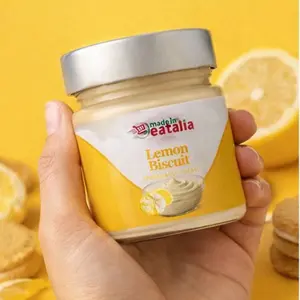 Italian Lemon Biscuit Spreadable Cream Made in Eatalia