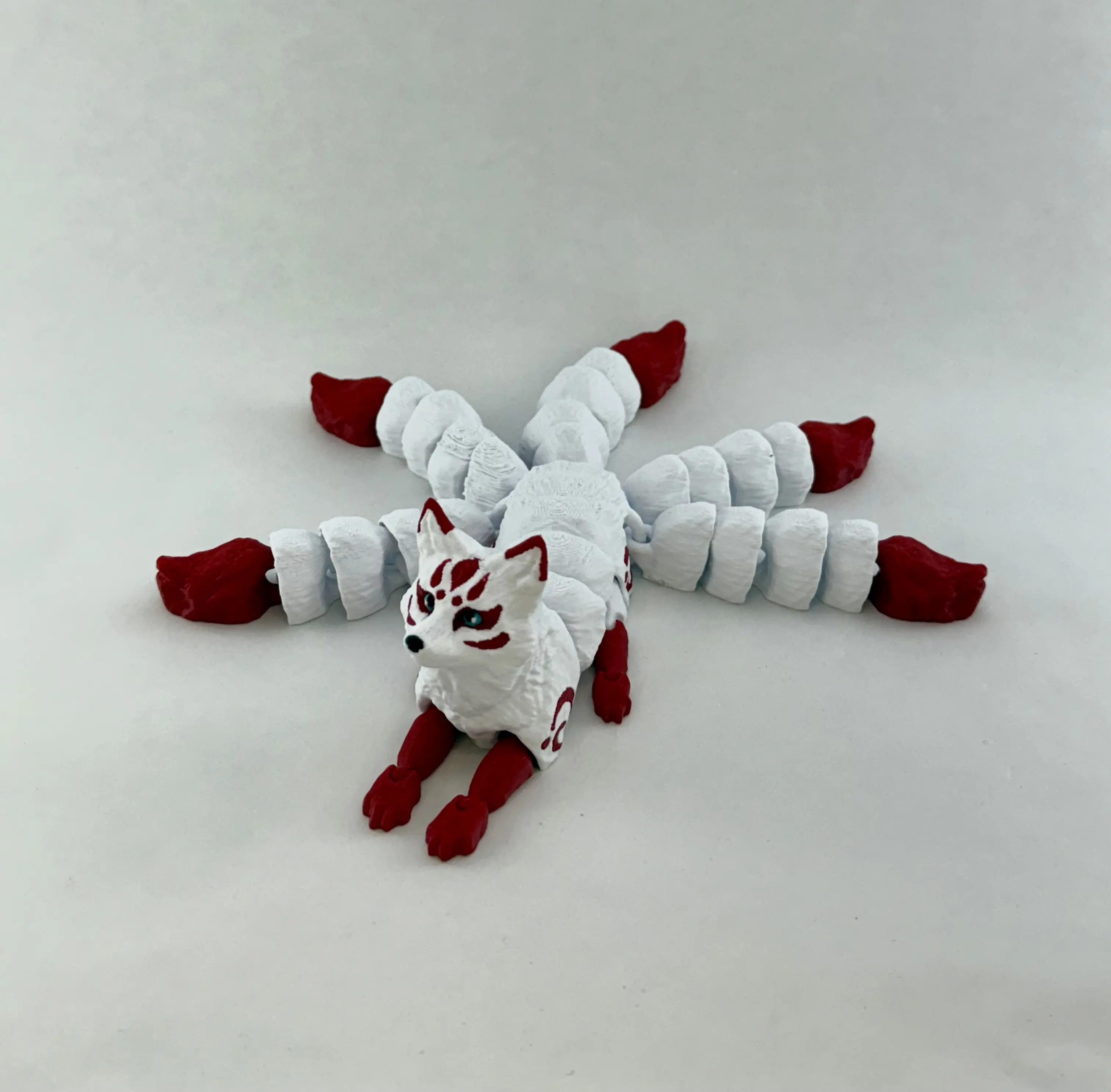 5 Tail Flexi Kitsune 3D Print