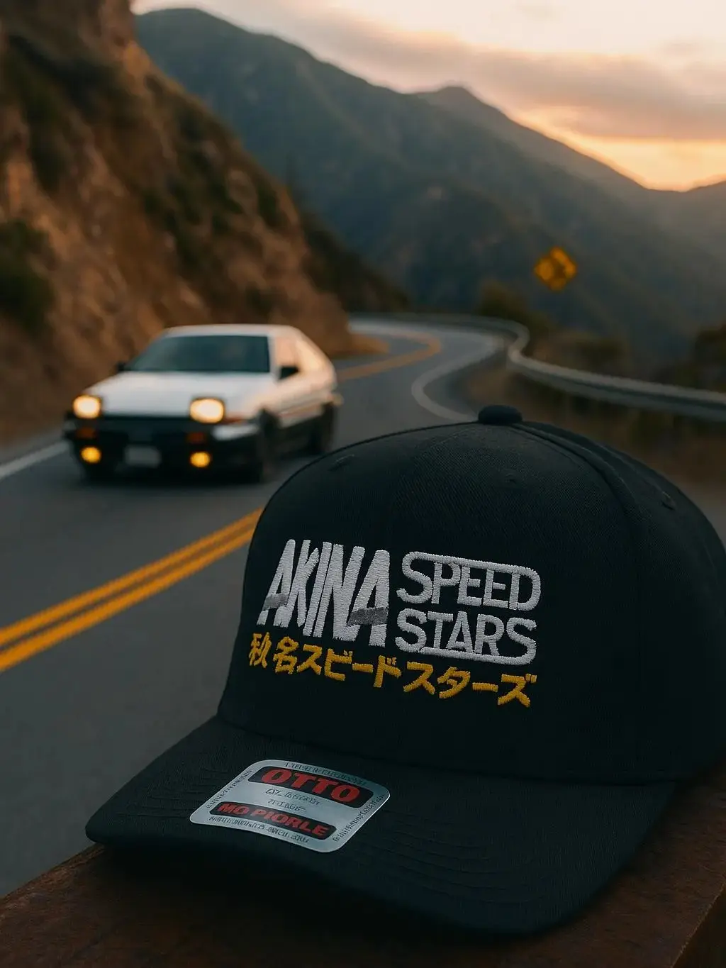 Akina Speed Stars Hat - Initial D Toyota AE86 JDM Otto Cap