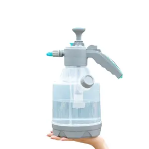 Portable Garden Plastic Spray Bottle with Long Handle, Large Capacity Pressure Mist Sprayer, High-Pressure Flower Watering Jug