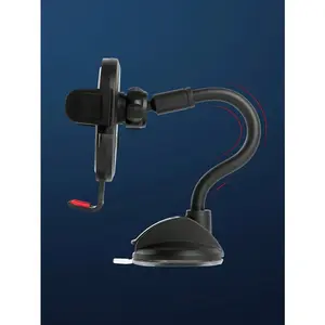 Car Phone Holder with Suction Cup, Adjustable Angle for Windshield Dashboard Center Console, Multi-Angle Car Mount Stand, Cellphone Car Mount
