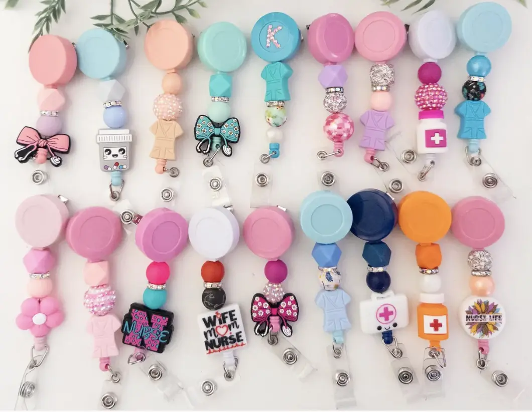 Beaded Badge Reels