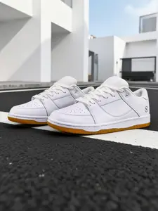 Durable Comfortable Sneakers 8026 Lightning Unisex Running Shoes All-Season Breathable Patchwork Low Cut Textile Sole