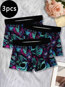 Mens Underwear Boxer Briefs for Men Moisture Wicking & Breathable Mens Briefs Underwear Waistband Men's Boxers