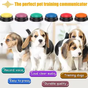 Puppy Joy 6 Color Voice Recording Button Dog Cat Buttons for Communication Training with 30 Second Record and Playback