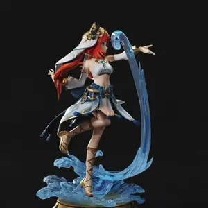 Genshin Impact 27cm Pvc Anime Figure Nilu Model Doll Action Figure Collectible Toy Desktop Decoration Gift For Fans