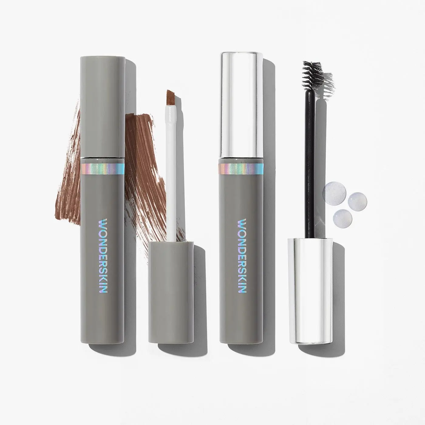 Wonderskin Perfect Brows Set – Brow Stain & Go Masque + Brow Styler Gel (Semi-Permanent, 48-Hour Wear) Wonderskin Perfect Brows Set – Brow Stain & Go Masque + Brow Styler Gel (Semi-Permanent, 48-Hour Wear)