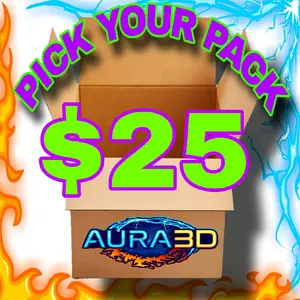 Aura3D 3D Print Box + $5 in Bonus 3D Prints // YOU Choose the Prints // $30 Value