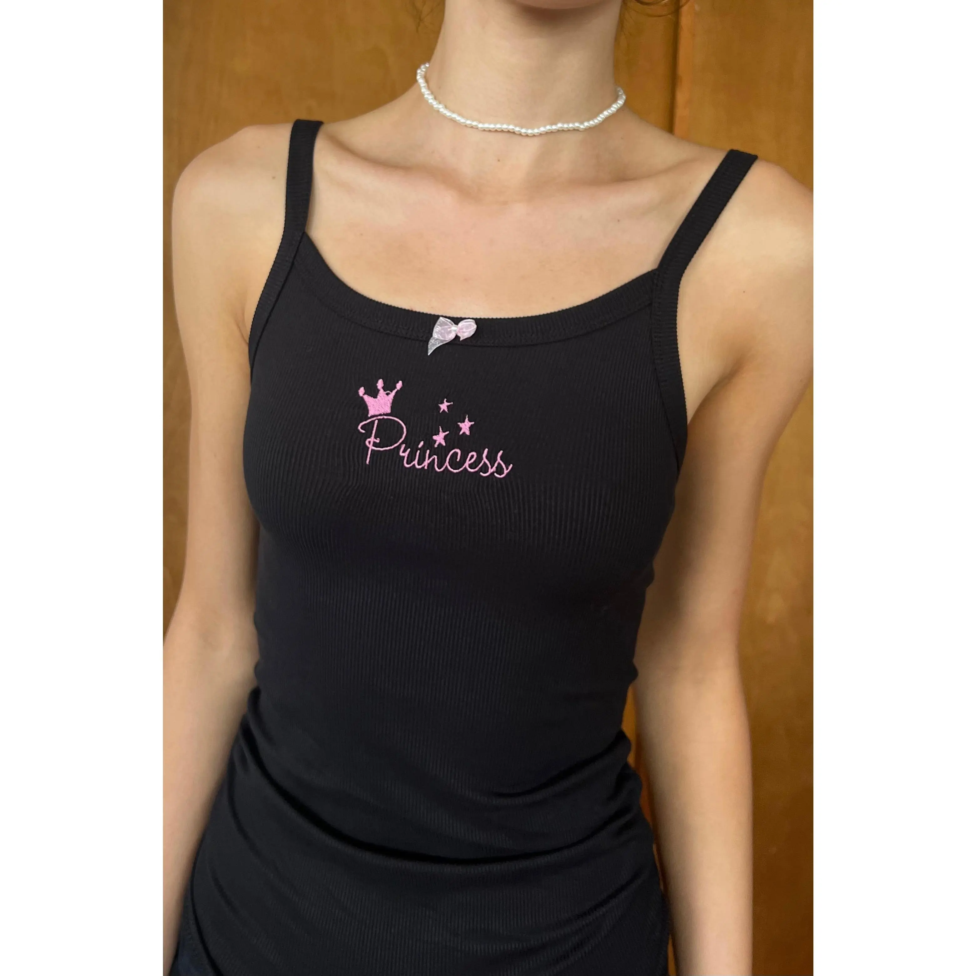 Princess Tank Top | Cute Princess Tank Top, Pink Princess Embroidered Tank, Trendy Princess Tank, Adorable Pink Princess Top, Princess Tank