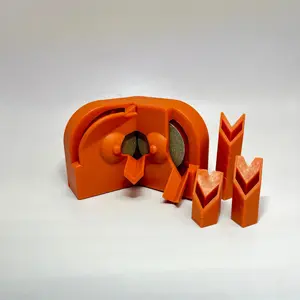 Drill Bit Sharpener with 2 Grinding Wheels – Portable Multipurpose Sharpener for Power Drill Bits