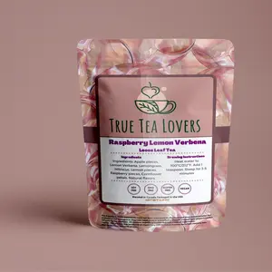 Raspberry Lemon Verbena 4oz Loose Leaf Tea | Summer Iced Tea Blends | 50 - 65 Servings