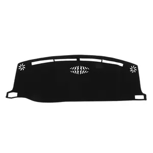 Car Dashboard Cover Mat Compatible for Jeep Compass 2022-2023, Protective Polyester Center Console Interior Trim Dash Board Mat