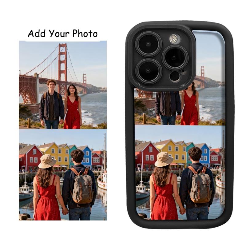 Phone case: iPhone 17/16/15/14/13/12 Pro Max, 17 Air, 17/16/15 Pro, 14/13/12 compatible; DIY photo customization matte soft phone back cover