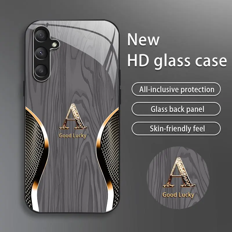 Suitable for [Galaxy A16 5g] Brand new premium phone case, drop-proof and fingerprint-resistant，sophisticated and minimalist design, with 26 English letters to choose from YM99