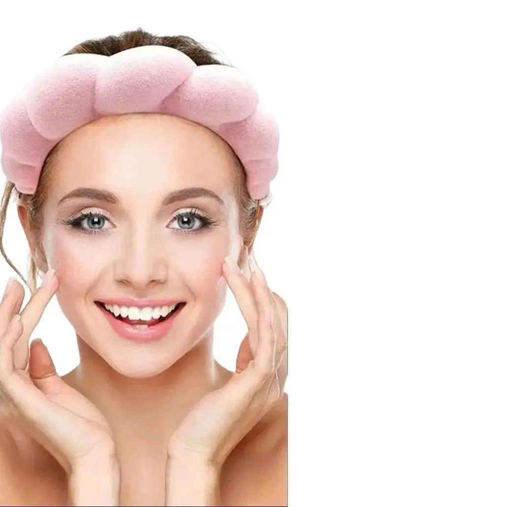 Headband with the same style as the high forehead hairband, cloud-shaped hairband for girls, sponge hair accessory, twisted hairstyle hair clip, simple hairband hair