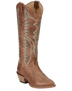 Justin Women's Evelyn Tall Western Boot Snip Toe - Vn4402