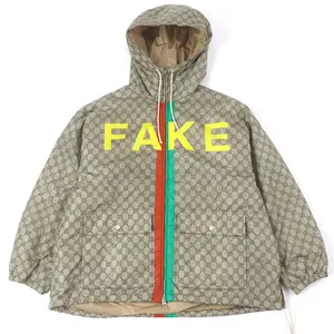 Pre-owned GUCCI Others Small Leather Goods GG logo Nylon Jacket