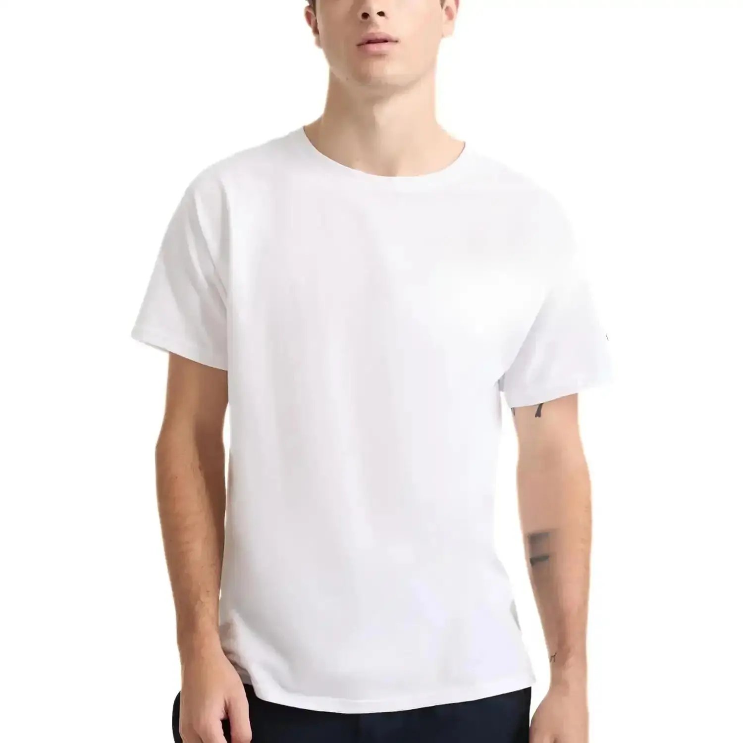 Men's Classic Short-Sleeve Plain Casual Top, Standard Fit Midweight 100% Cotton Tee, Hand Washable, Regular & Big & Tall Sizes Available, Shortsleeve, Tops
