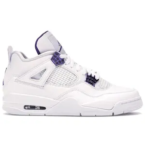 Jordan Men's 4 Retro Metallic Purple Basketball Shoes, from StockX