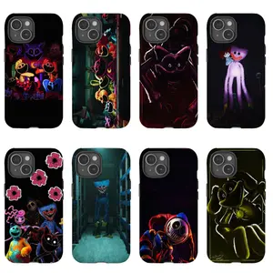 Poppy Playtime Double-layer durable phone Cases For iPhone 17 16 15 14 13 12 Promax Pro Plus, hard shell protection ,Unique design,best Gift