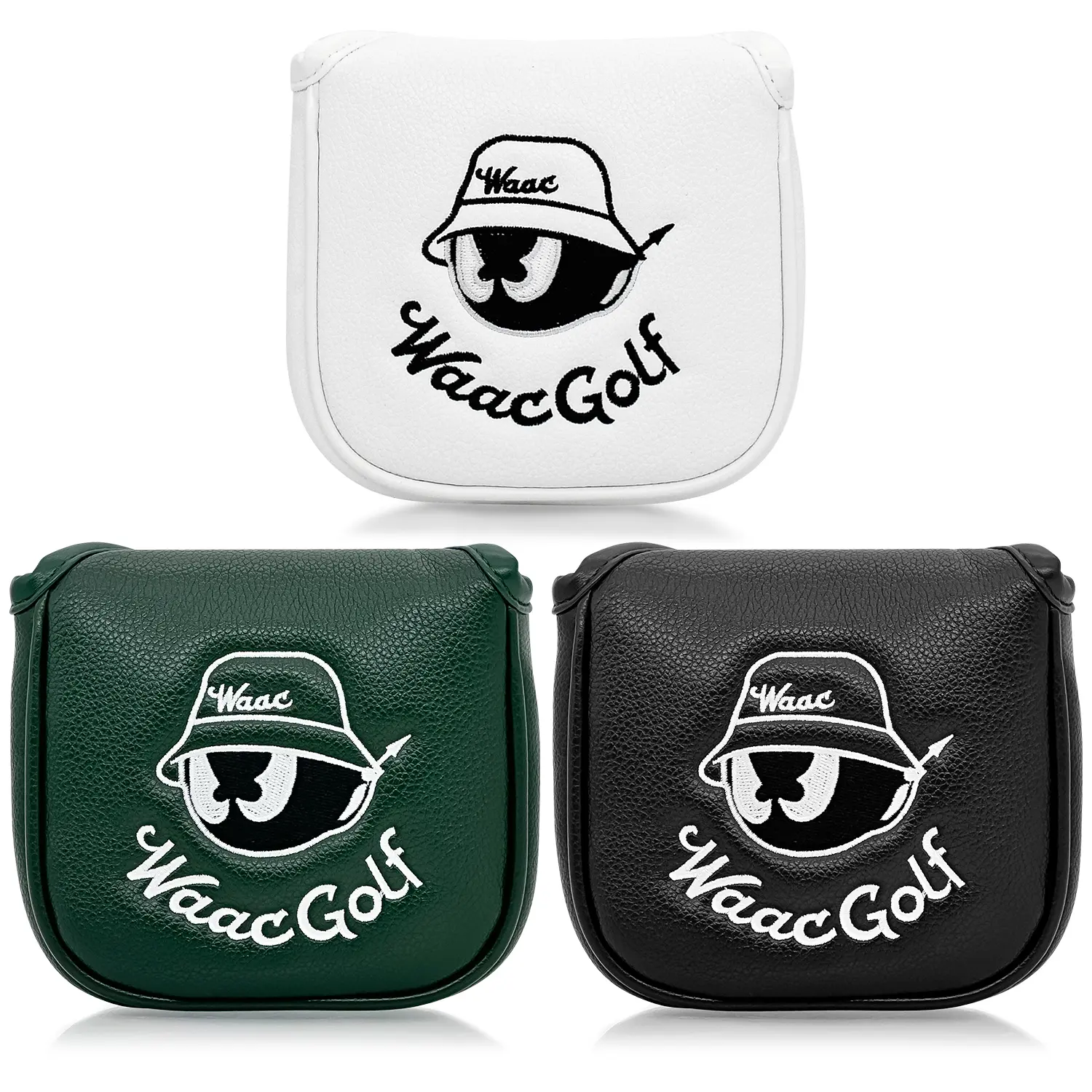 Golf Mallet Putter Cover Headcover Magnetic Golf Head Covers, Golf Accessories, Golf Gear, Golf Equipment, Golf Supply, Dustproof and Durable Protection for Your Golf Clubs, Choose From Multiple Colors
