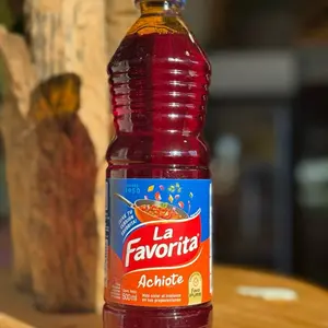 La Favorita Achiote Liquid 1lt - 500g Pure Flavor Sauce for Rich Tasty Dishes
