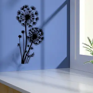 Dandelion Metal Wall Art, Dandelion Statue Mural, Perfect for Garden Walls, Easter Decoration, Ideal Gift for Nature Lovers