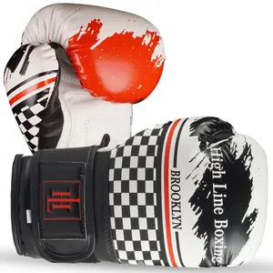 High Line Essential Series White Boxing Gloves for Kids| Youth Boxing Gloves for Punching, Boxing, MMA, Kickboxing, Muay Thai| Kids Punching Gloves 4 oz, 6 oz & 8 oz | Free Wrist Wraps and Bag Included