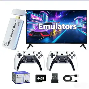 3.0 All-New Upgraded Retro Gaming Stick: Features numerous built-in classic games, supports HDMI output, offers plug-and-play convenience, and comes equipped with wireless controllers—compatible with TVs, monitors, and game consoles.