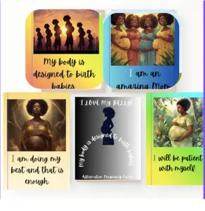 I Love My Belly Affirmation Cards for Expecting Mothers Uplifting Messages for Calm Confidence and Connection in Pregnancy