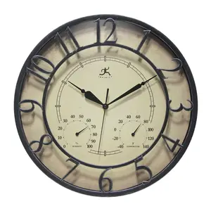 Infinity Instruments Indoor/Outdoor 3D Clock, 1 6" Infinity Instruments Indoor/Outdoor 3D Clock, 1 6"