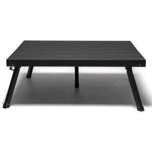 4’x4’ Portable Stage Platform for Events – Folding Lightweight Aluminum Performance Deck, Adjustable Height 17–28 Inches