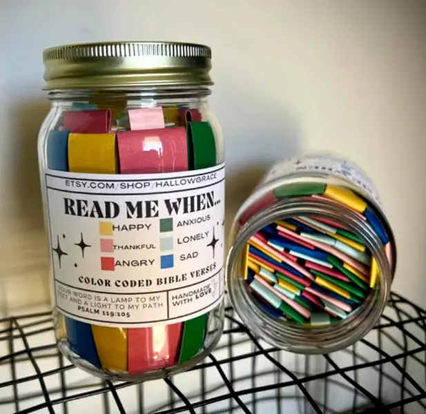 Bible Verses Jar for Emotions and Feelings