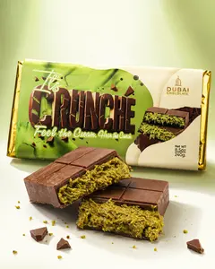 I'ts Crunché Dubai Chocolate Bar, Kunafa, Kadayif, Pistachio, Viral, Super Crunchy, Creamy, Rich Filling