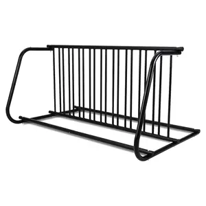 GARVEE Commercial Floor Bike Rack Stand, Grid Bike Rack Ground, 10-Bike Capacity Dual Sided Bicycle Storage Stand Floor Parking Stand for Garages, Stores, Schools & Universities Power Coated Steel