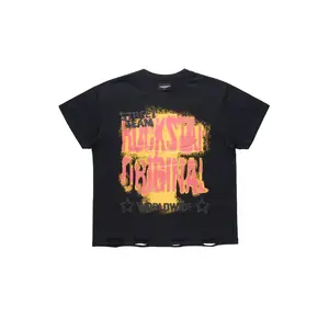 Crest Black Oversized Graphic T-Shirt