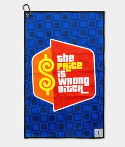 The Price is Wrong Microfiber Golf Towel