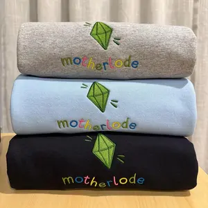 Sims Motherlode Embroidered Sweatshirt, Motherlode Embroidered Sweatshirt, The Sims Inspired Sweater, Cozy Gamer Gift, Aesthetic Unisex Crewneck, The Sims Plumbob Sweatshirt, Funny Motherlode Embroidery, Gamer Aesthetic Sweater Gift