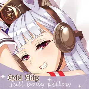 Anime Dakimakura Japanese Otaku Waifu Life Size Doublesided Print Hugging Body Pillov Cover Uma Musume Gold Ship