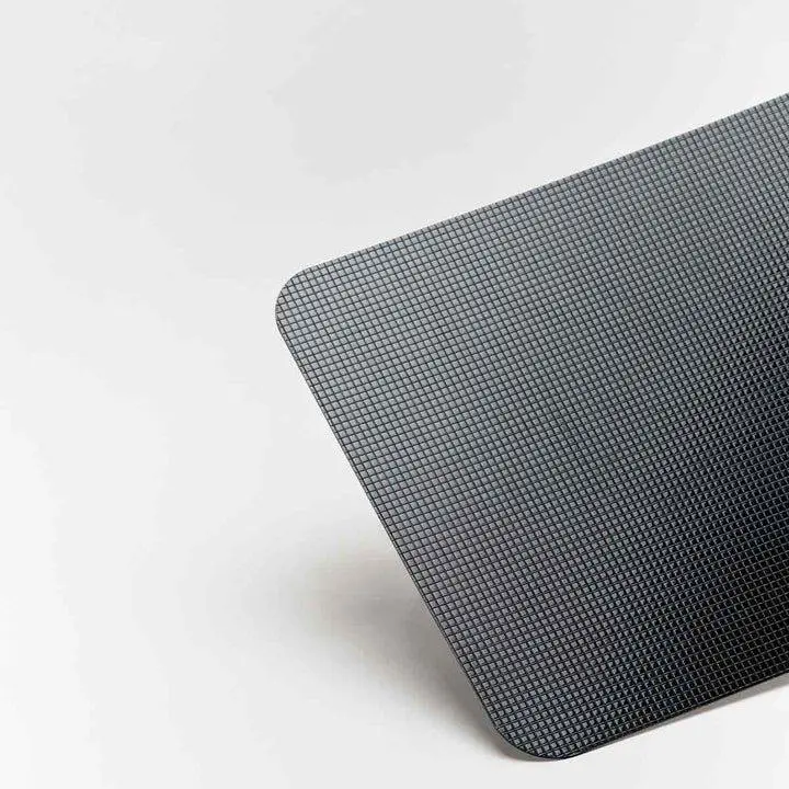 Tupperware Flexible Cutting Board - Non-Slip Base, Thin Design, Black Color, 11.4 x 15 inch, Versatile for Cooking & Crafting Cake Chopping