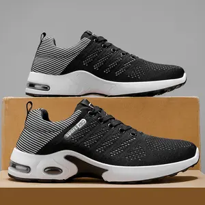 2026 spring new men's lightweight sports and leisure shoes, air cushioned running shoes, soft soled soft surface running shoes, anti-skid skateboard shoes, shipped from the United States